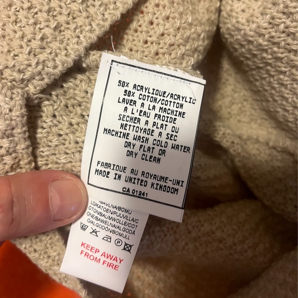 Glamorous brown waffle 3D knit long sleeves belted sweater dress made in UK NWT - Picture 7 of 10